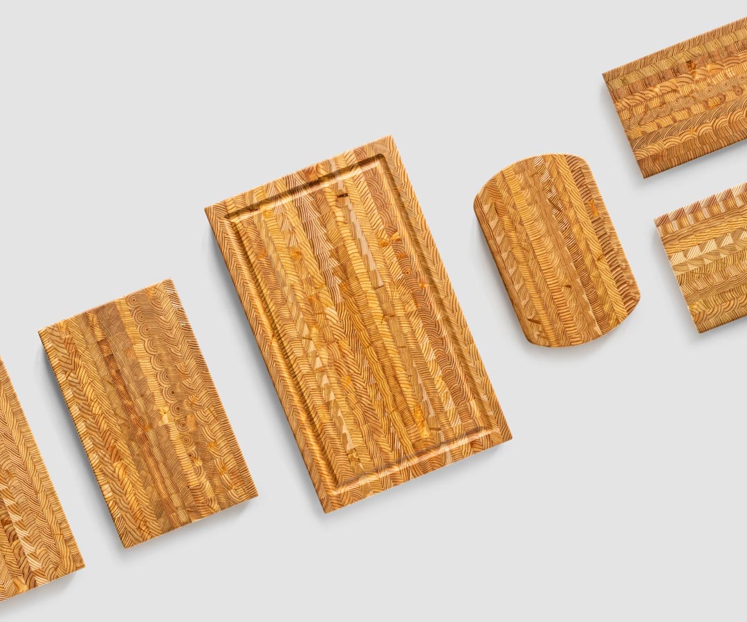Larch Wood Cutting Boards Standard Line