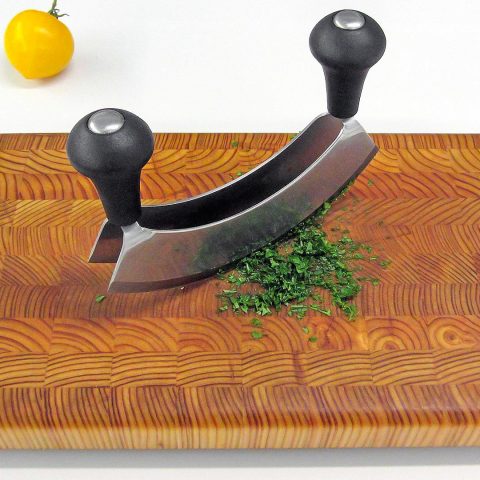 Using herb chopper on Small One Hander.