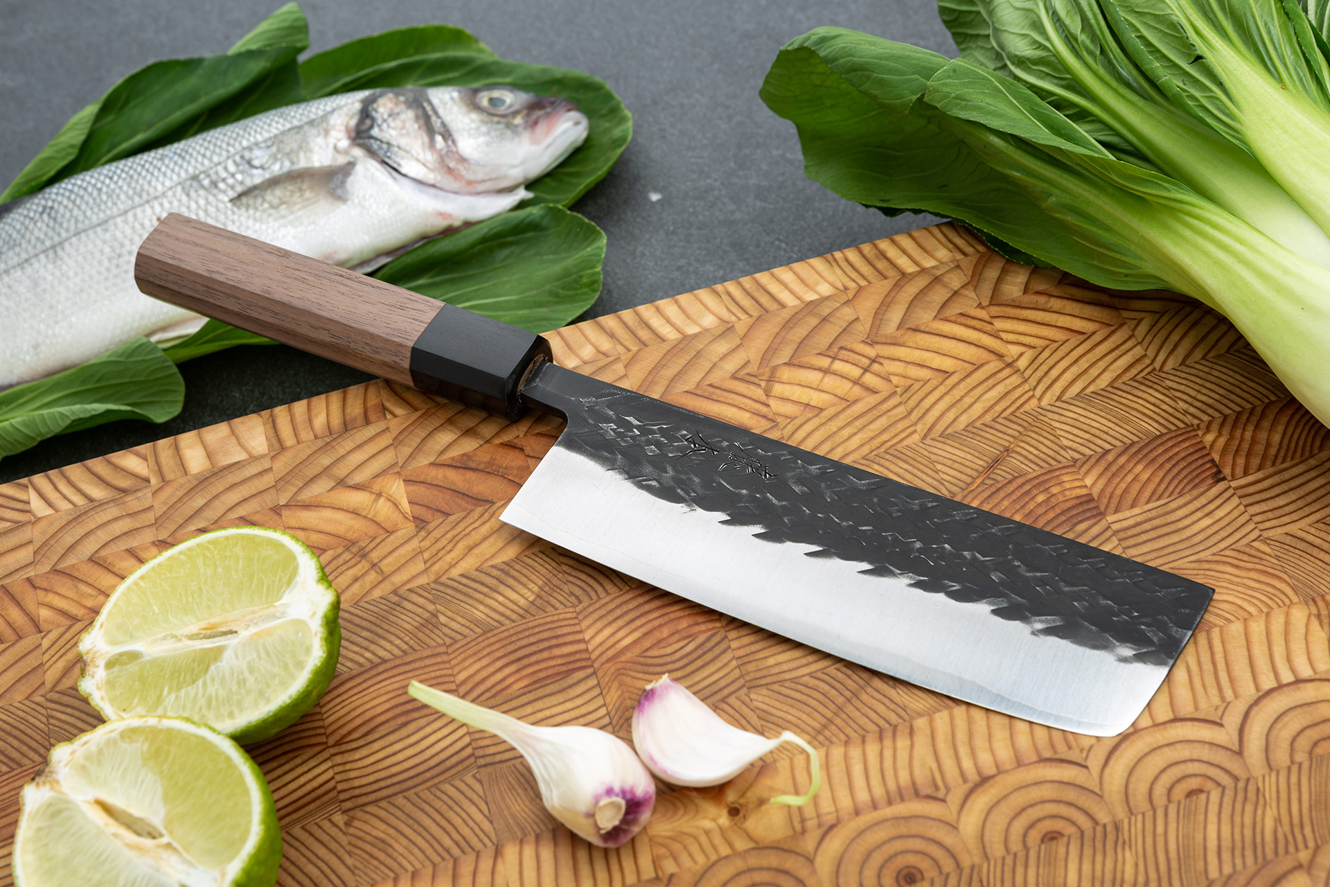 Fujimoto Hammer Tone Nakiri 165mm – Bild 2
