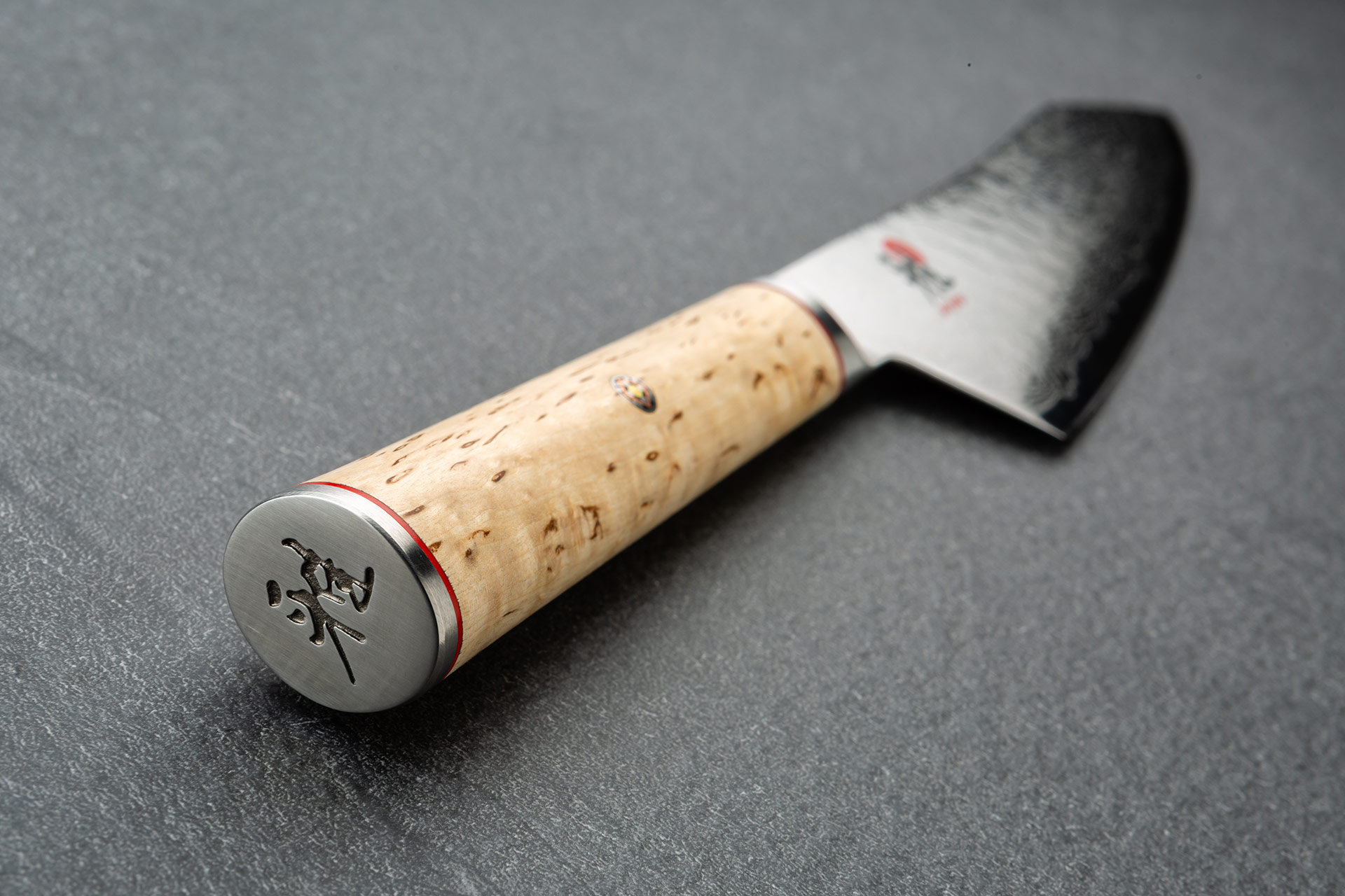 Miyabi Birchwood Rocking Santoku 178mm – Bild 4
