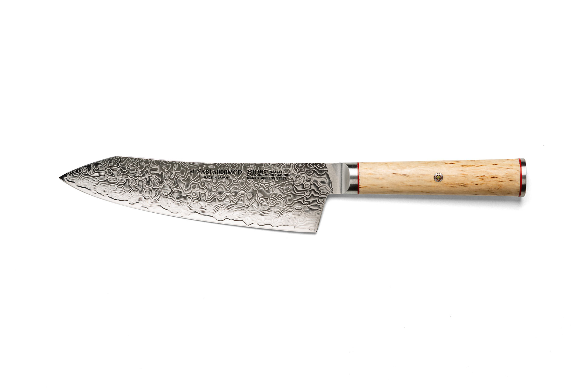 Miyabi Birchwood Rocking Santoku 178mm – Bild 6