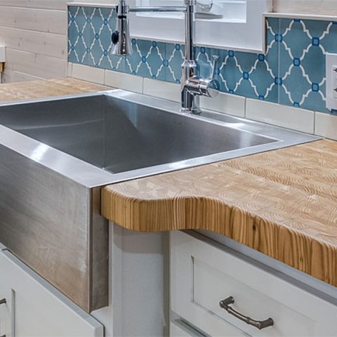 Larch Wood Countertop