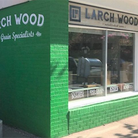 Larch Wood Boutique and Outlet in Wolfville, Nova Scotia.