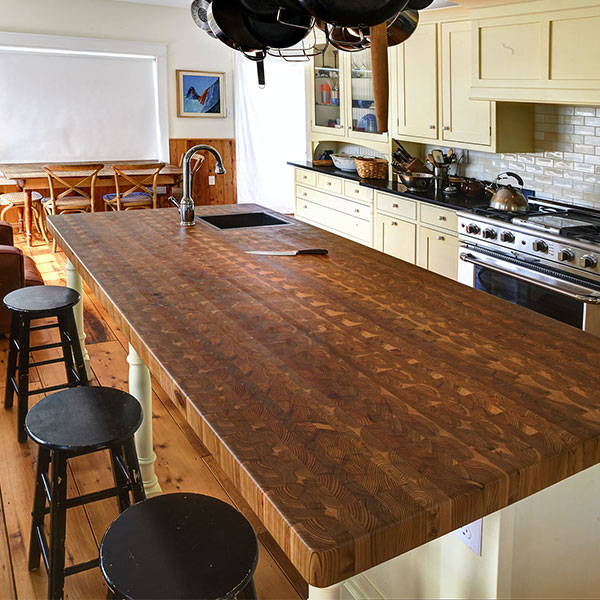 Custom Countertops - Larch Wood Canada