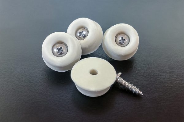 Pieds de remplacement pour planche à découper (4 pièces)